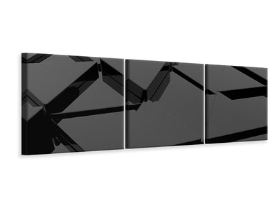 panoramic-3-piece-canvas-print-3d-triangular-surfaces
