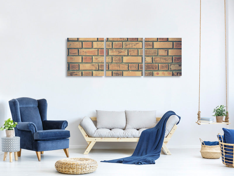 panoramic-3-piece-canvas-print-brick-wall