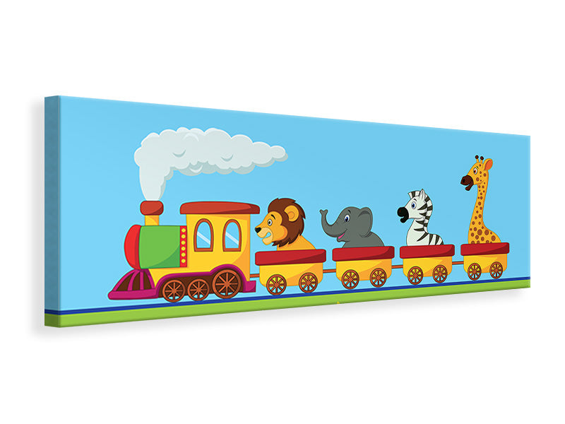 panoramic-canvas-print-animal-train