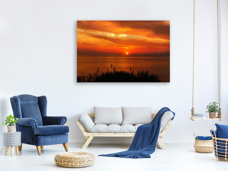 5-piece-canvas-print-peaceful-evening-mood-by-the-sea
