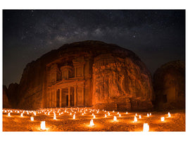 modern-4-piece-canvas-print-petra-by-night