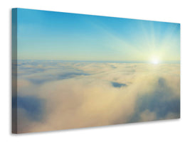 4-piece-canvas-print-photo-wallaper-dawn-above-the-clouds