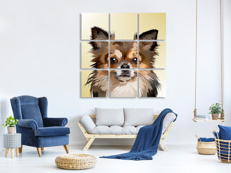 canvas-print-pop-art-dog-portrait