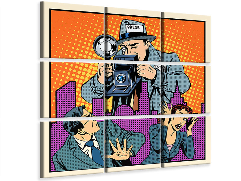 4-piece-canvas-print-pop-art-paparazzi