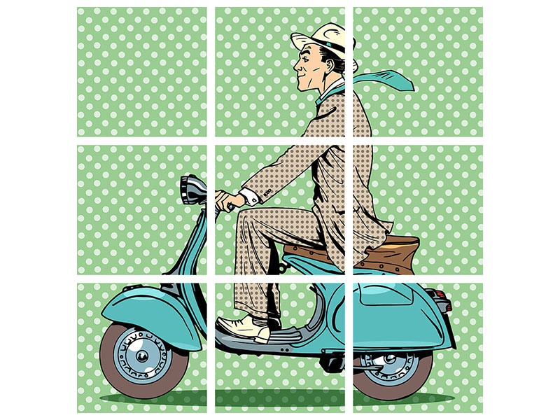 canvas-print-pop-art-vespa-driver