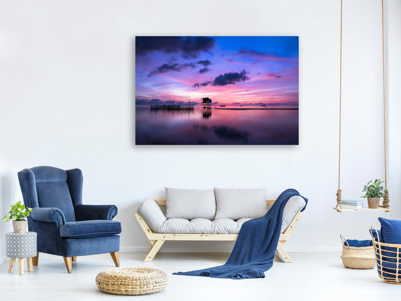 modern-4-piece-canvas-print-quiet-sunrise