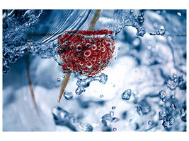 modern-4-piece-canvas-print-raspberry-in-the-water