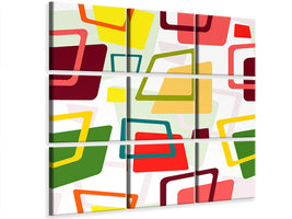 canvas-print-rectangles-in-retro-style