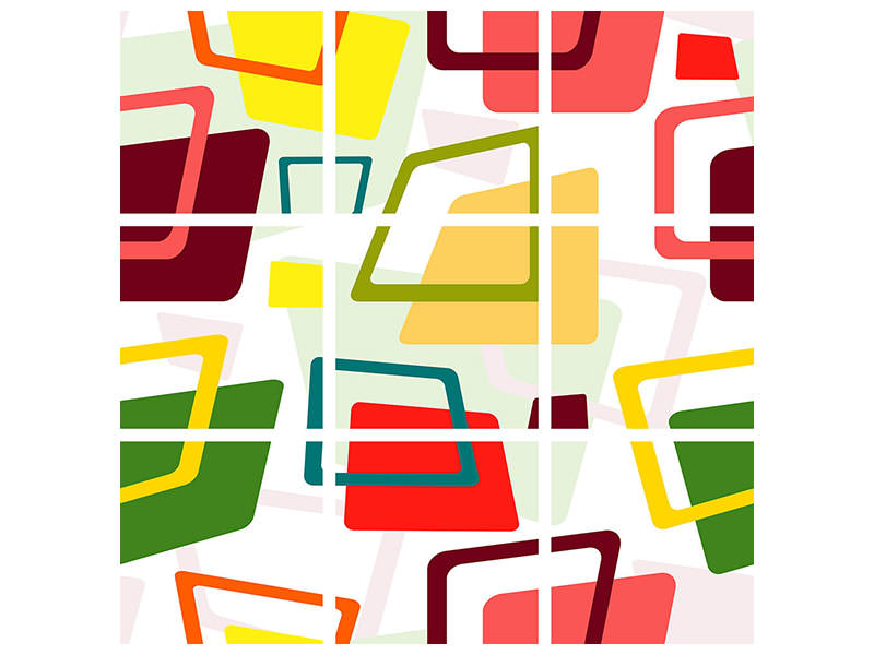 canvas-print-rectangles-in-retro-style