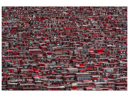 panoramic-3-piece-canvas-print-red-houses