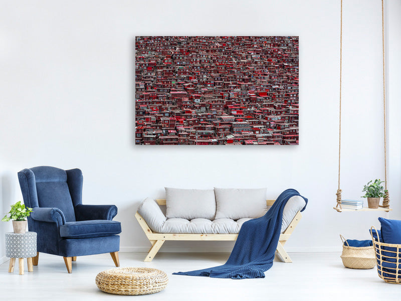 panoramic-3-piece-canvas-print-red-houses