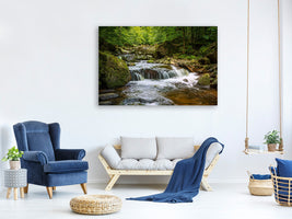 3-piece-canvas-print-relaxation-at-the-waterfall-ii