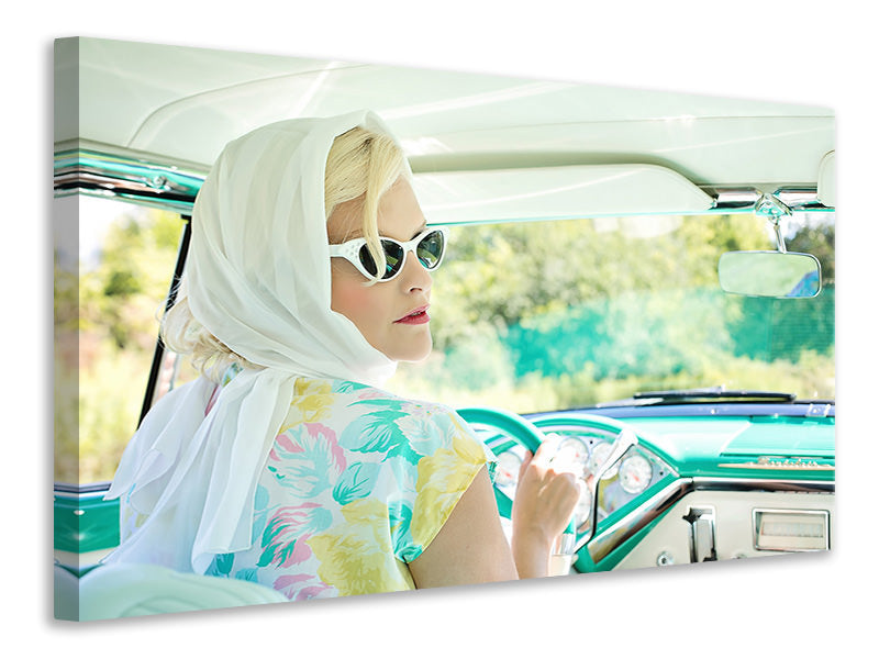 modern-4-piece-canvas-print-retro-lady