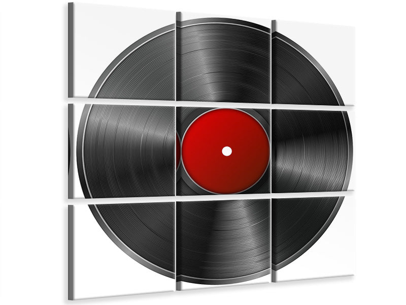 4-piece-canvas-print-retro-record
