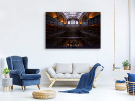 modern-4-piece-canvas-print-rijksmuseum-library
