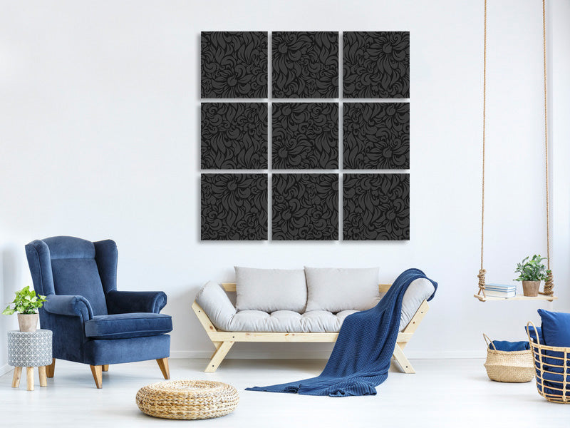 canvas-print-rococo-pattern