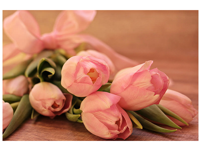 modern-4-piece-canvas-print-romantic-tulip-bouquet