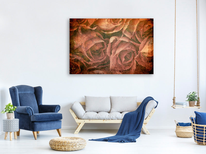 panoramic-canvas-print-rose-bouquet