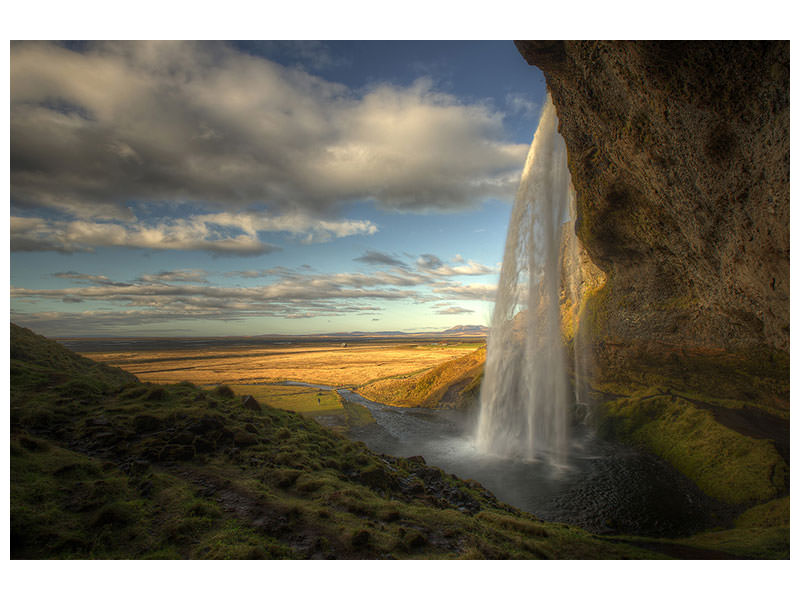 panoramic-canvas-print-seljalandsfoss-ii