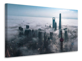 modern-4-piece-canvas-print-shanghai-in-the-fog-from-above