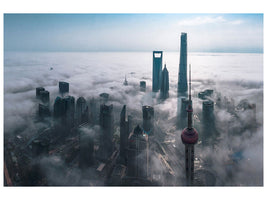 5-piece-canvas-print-shanghai-in-the-fog-from-above
