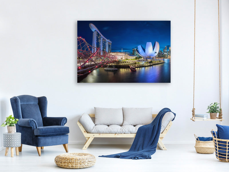 modern-4-piece-canvas-print-singapore-marina-bay-panorama