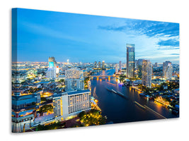 5-piece-canvas-print-skyline-bangkok-at-dusk