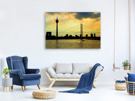 3-piece-canvas-print-skyline-in-the-evening-light