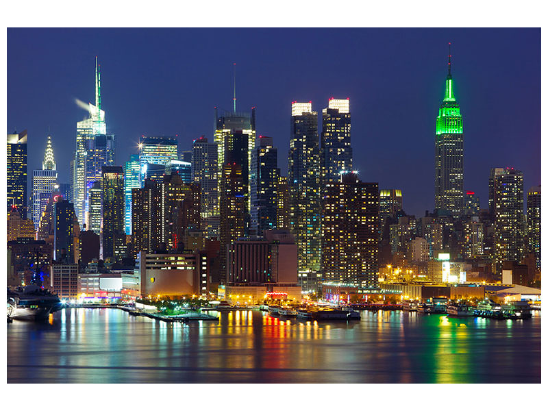 5-piece-canvas-print-skyline-new-york-midtown-at-night