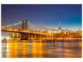4-piece-canvas-print-skyline-ny-williamsburg-bridge