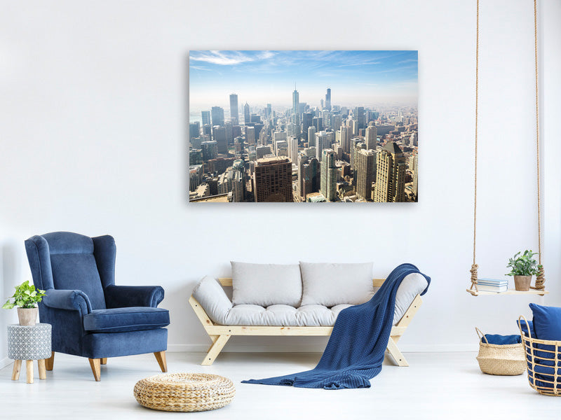 modern-4-piece-canvas-print-skyscraper-chicago