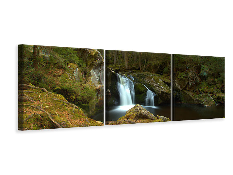3-piece-canvas-print-small-waterfall-in-the-forest