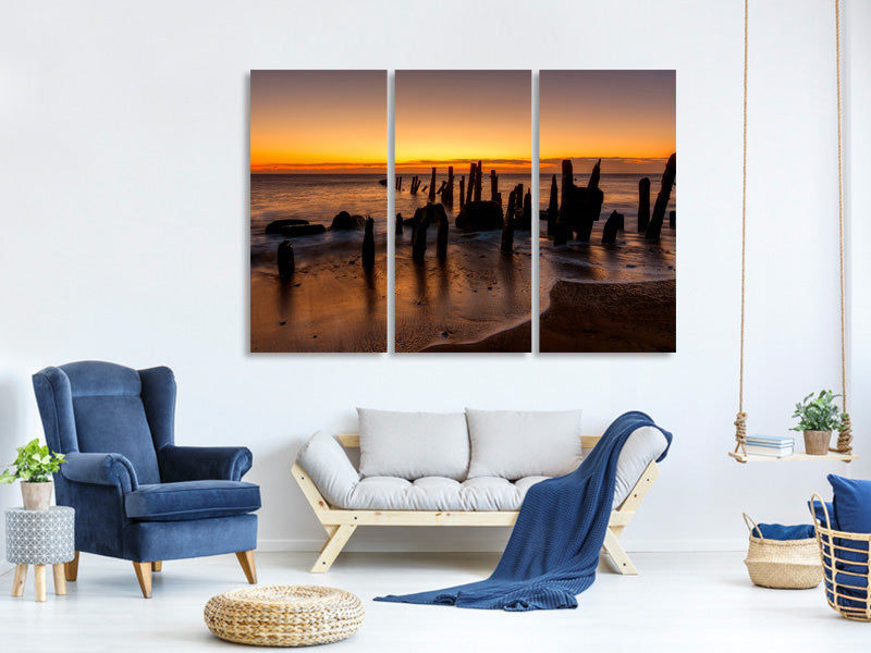 panoramic-3-piece-canvas-print-soothing-mood-by-the-sea