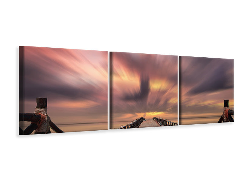 modern-3-piece-canvas-print-bridge-in-the-fire-of-heaven