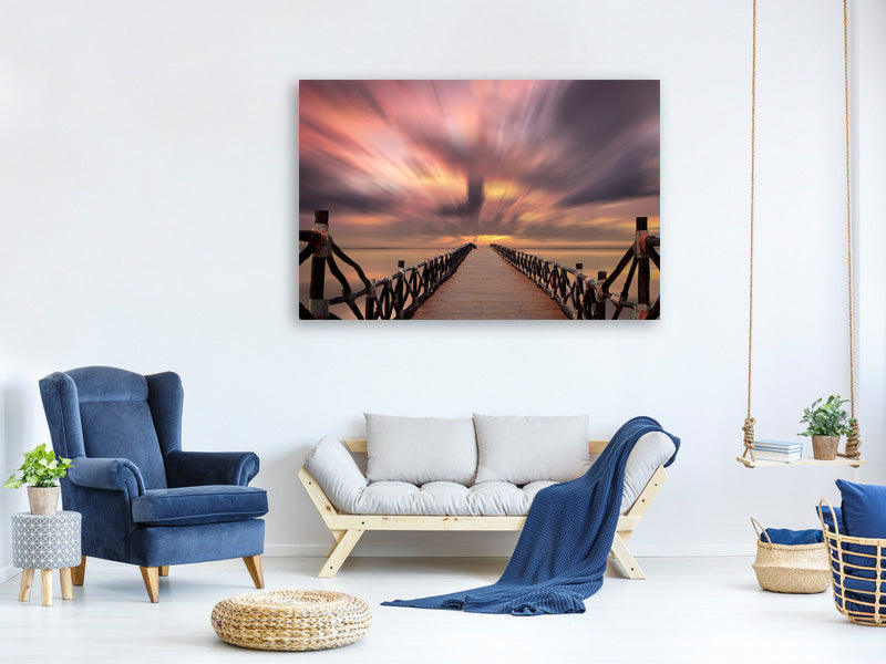 modern-3-piece-canvas-print-bridge-in-the-fire-of-heaven