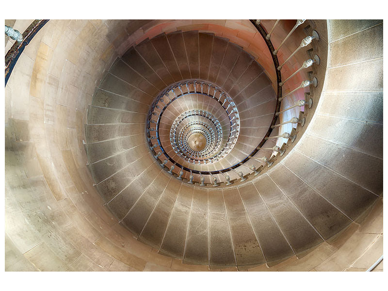 4-piece-canvas-print-spiral-staircase