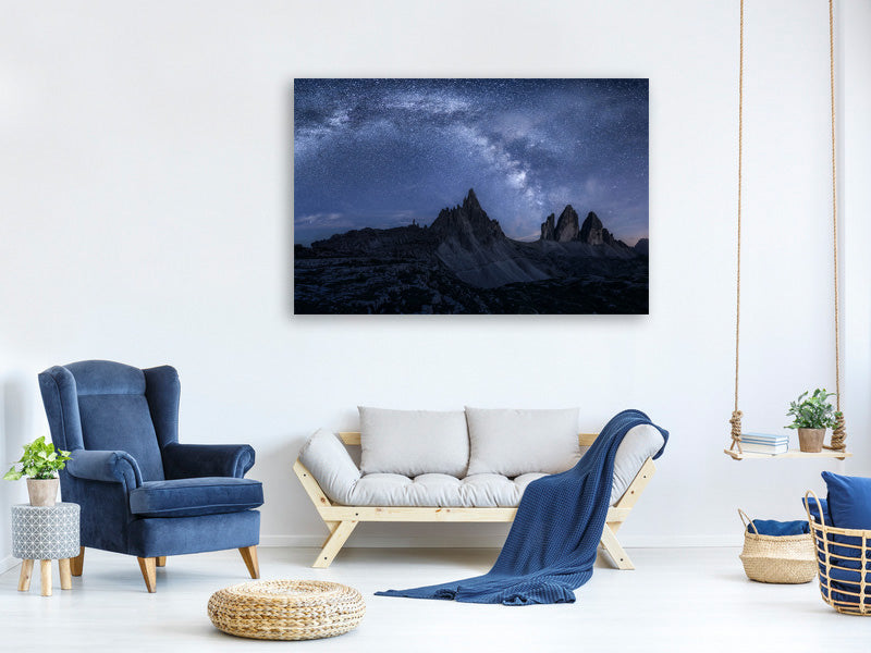 modern-3-piece-canvas-print-stars-in-the-dolomites