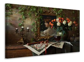 5-piece-canvas-print-still-life-with-flowers-and-picture