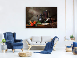 5-piece-canvas-print-still-life-with-teapot-and-roses