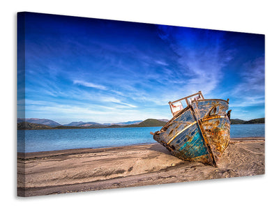 modern-4-piece-canvas-print-stranded-boat
