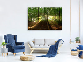 3-piece-canvas-print-sun-in-the-forest