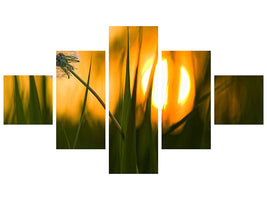 modern-4-piece-canvas-print-sunbathing