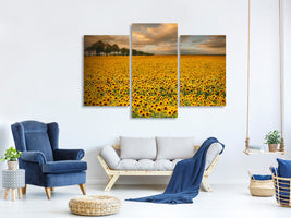 modern-4-piece-canvas-print-sunflowers