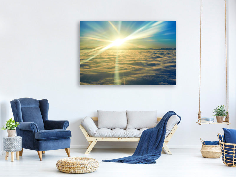 5-piece-canvas-print-sunrise-above-the-clouds