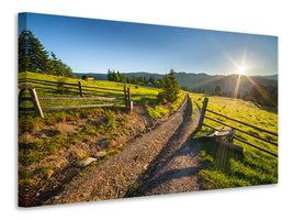 4-piece-canvas-print-sunrise-at-mountain