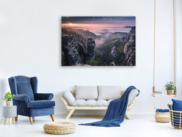 5-piece-canvas-print-sunrise-on-the-rocks