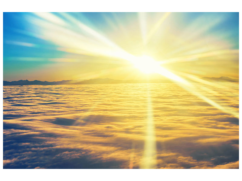 5-piece-canvas-print-sunset-above-the-clouds