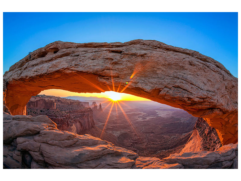 4-piece-canvas-print-sunset-at-mesa-arch