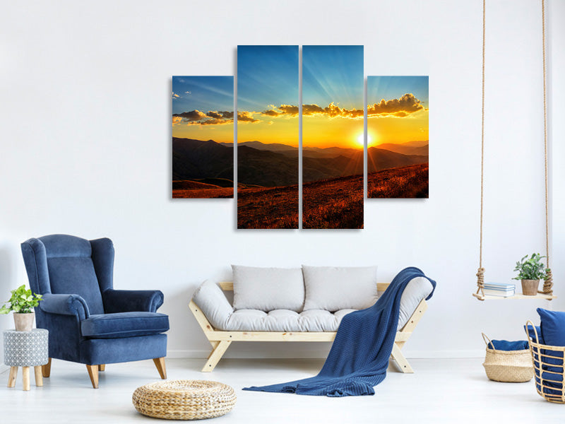 modern-3-piece-canvas-print-sunset-in-the-world-of-mountains