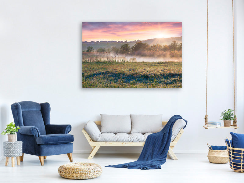 5-piece-canvas-print-sunset-on-hill